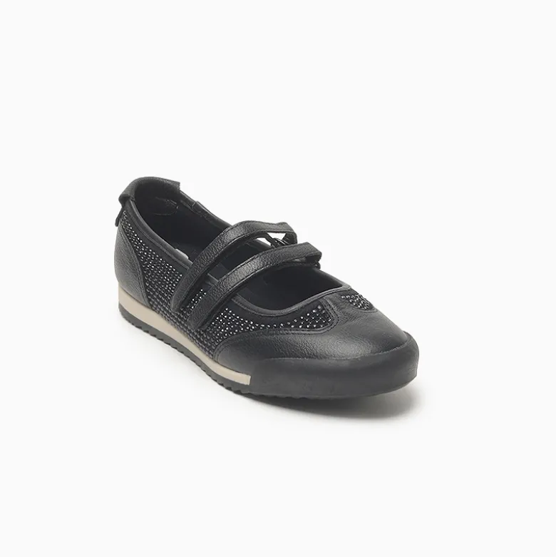Balerinas Hush Puppies Negro Hally