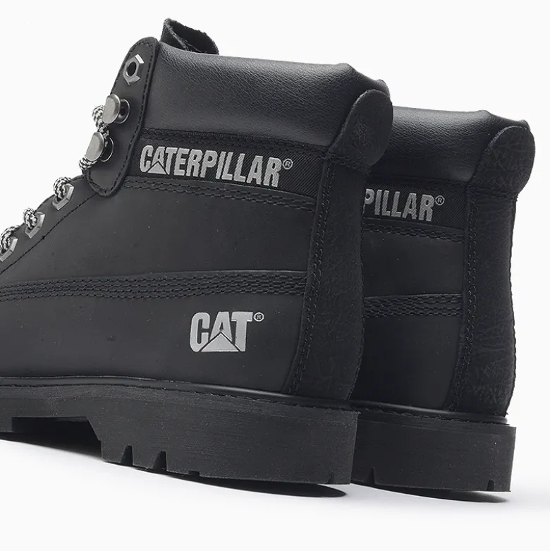 Borcegos Caterpillar Negro Colorado Womens