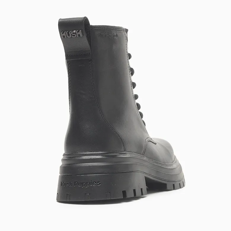 Borcegos Hush Puppies Negro Gia