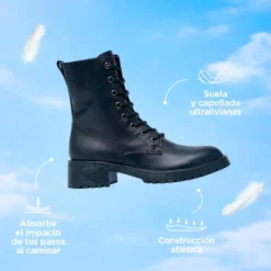 Borcegos Hush Puppies Negro Rooney