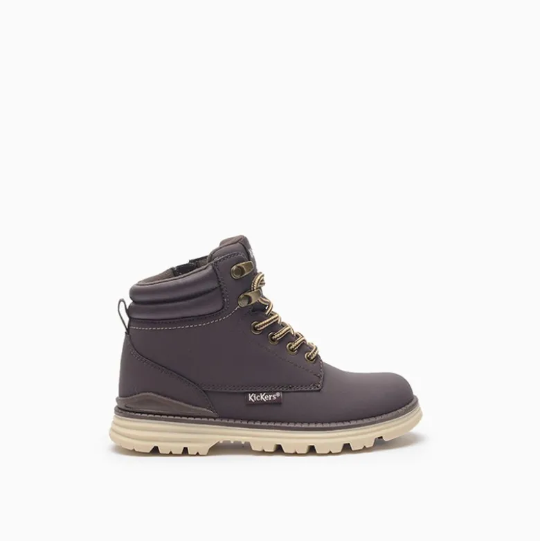 Borcegos Kickers Marrón Kute Classic