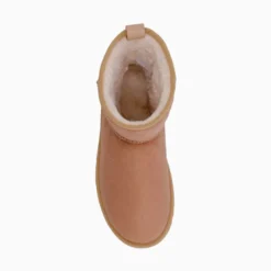 Botas Hush Puppies Beige Shorty big logo