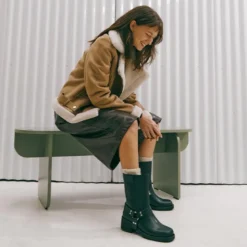 Botas Hush Puppies Negro Cassie