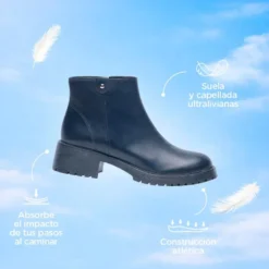 Botas Hush Puppies Negro Isabelle