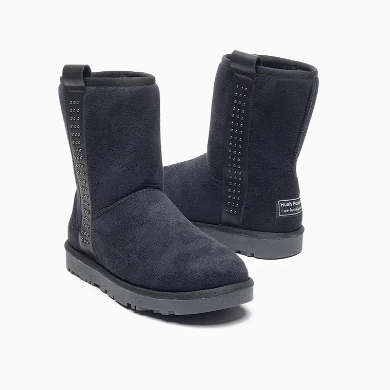 Botas Hush Puppies Negro Shorty Met