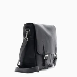 Cartera Hush Puppies Negro 2540 Maletin Lucio