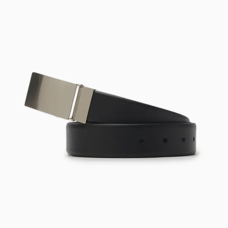 Grimoldi Negro Cinturon Sebastian bombe chapon liso