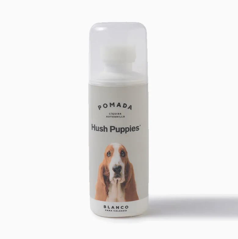 Limpieza Hush Puppies Blanco Pomada Liquida