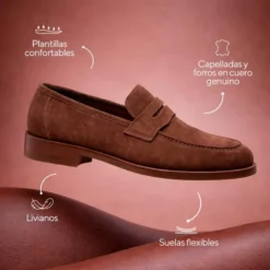 Mocasin Hush Puppies Marrón Smith