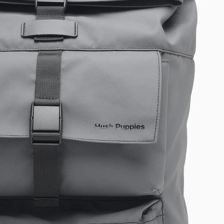 Mochilas Hush Puppies Gris Mochila Saras