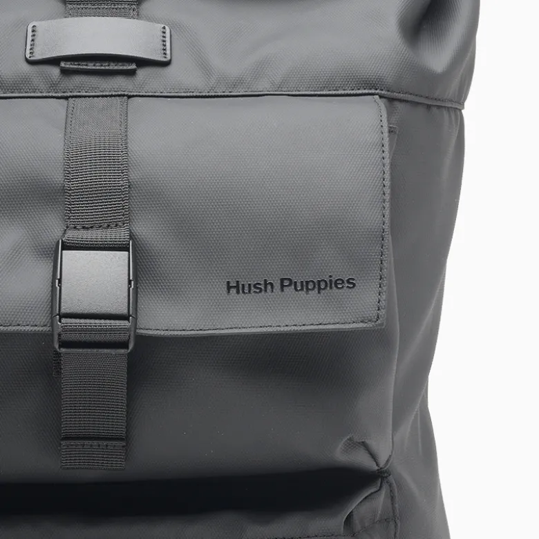 Mochilas Hush Puppies Negro Mochila Saras