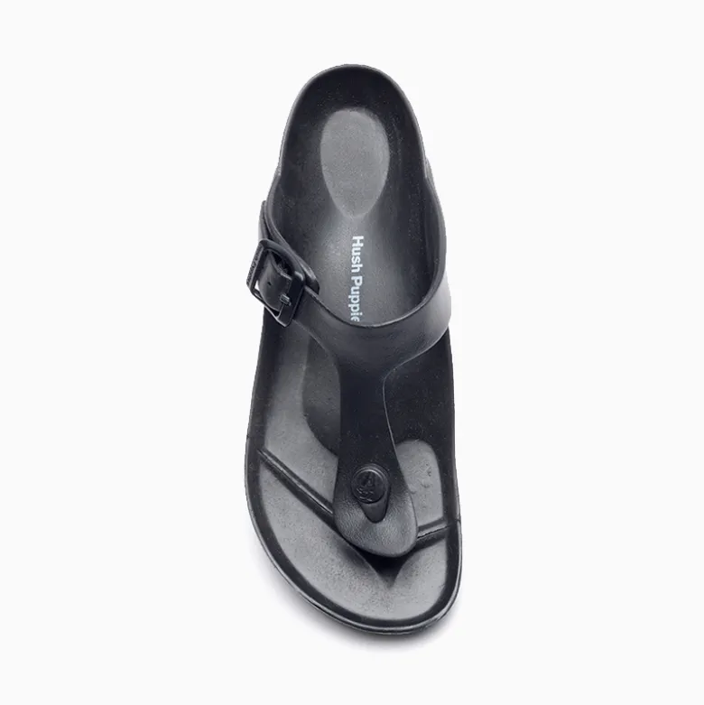 Ojota Hush Puppies Negro Indy