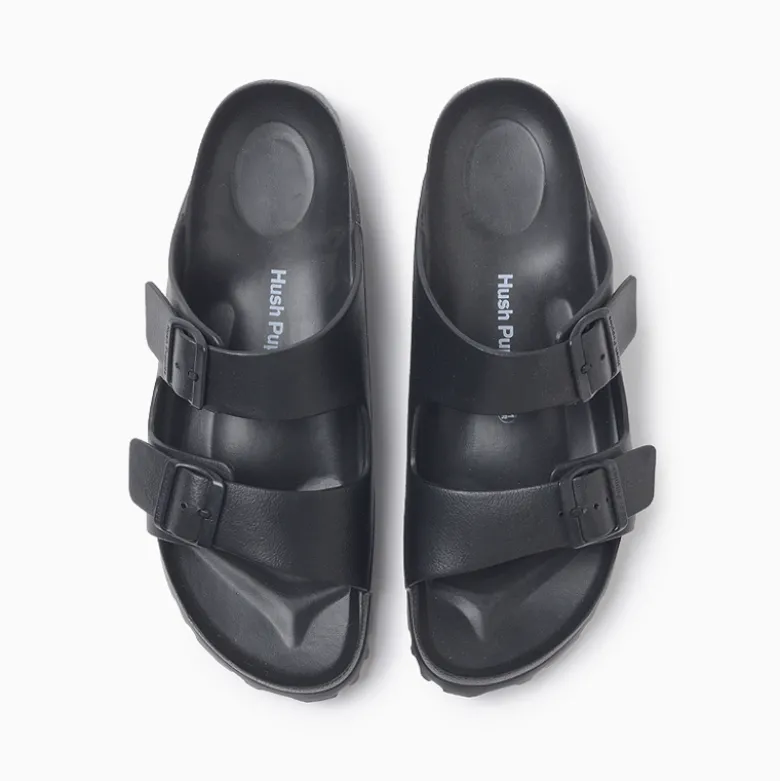 Ojota Hush Puppies Negro Sand Beach Men
