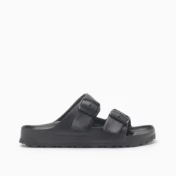 Ojota Hush Puppies Negro Sandy Beach