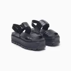 Plataformas Hush Puppies Negro Mandy