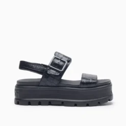 Plataformas Hush Puppies Negro Mandy