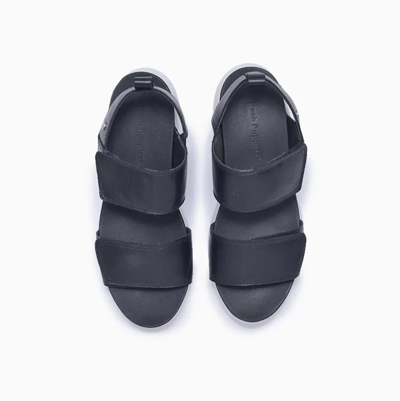 Plataformas Hush Puppies Negro Tina