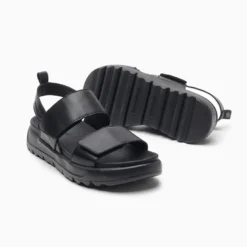Plataformas Hush Puppies Negro Rino
