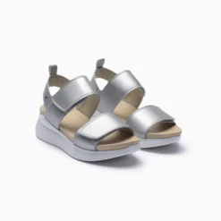Plataformas Hush Puppies plateado Tina