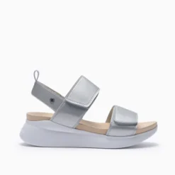 Plataformas Hush Puppies plateado Tina