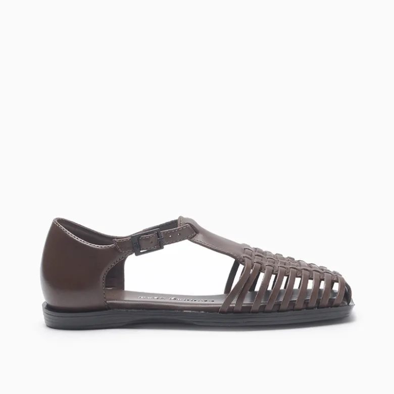 Sandalias Hush Puppies Marrón Mechi