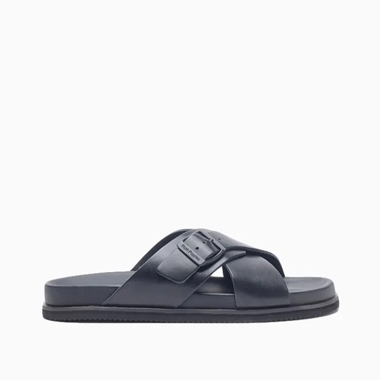 Sandalias Hush Puppies Negro Sunset buckle