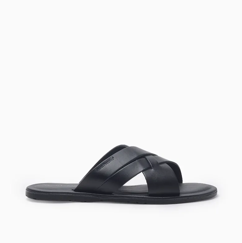 Sandalias Hush Puppies Negro Sunset Cross