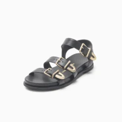 Sandalias Hush Puppies Negro Simon