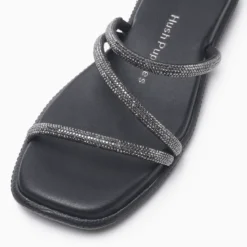 Sandalias Hush Puppies Negro Amy II