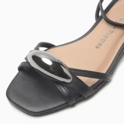 Sandalias Hush Puppies Negro Regina