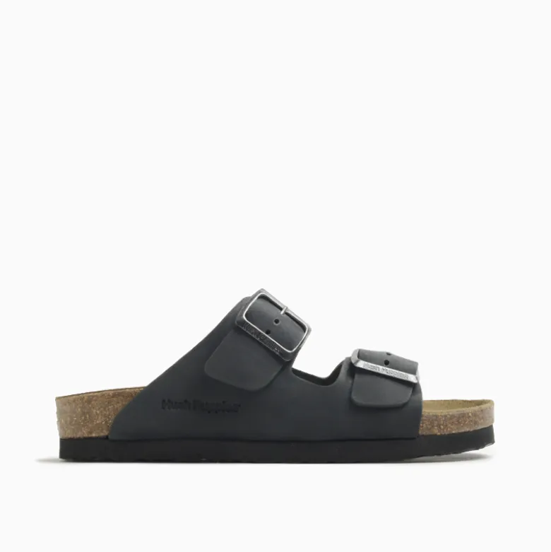 Sandalias Hush Puppies Negro Class II
