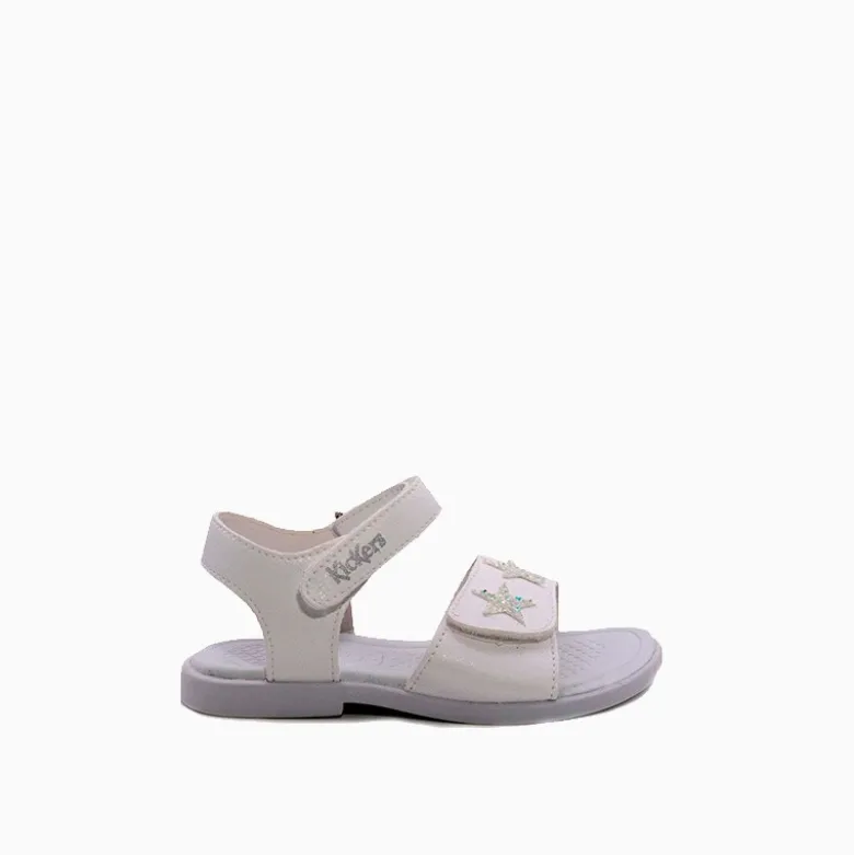Sandalias Kickers Blanco Jazmín