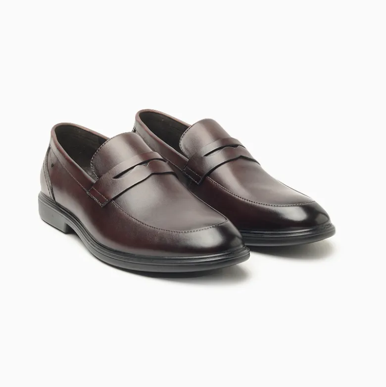Vestir Hush Puppies Marrón Dobby