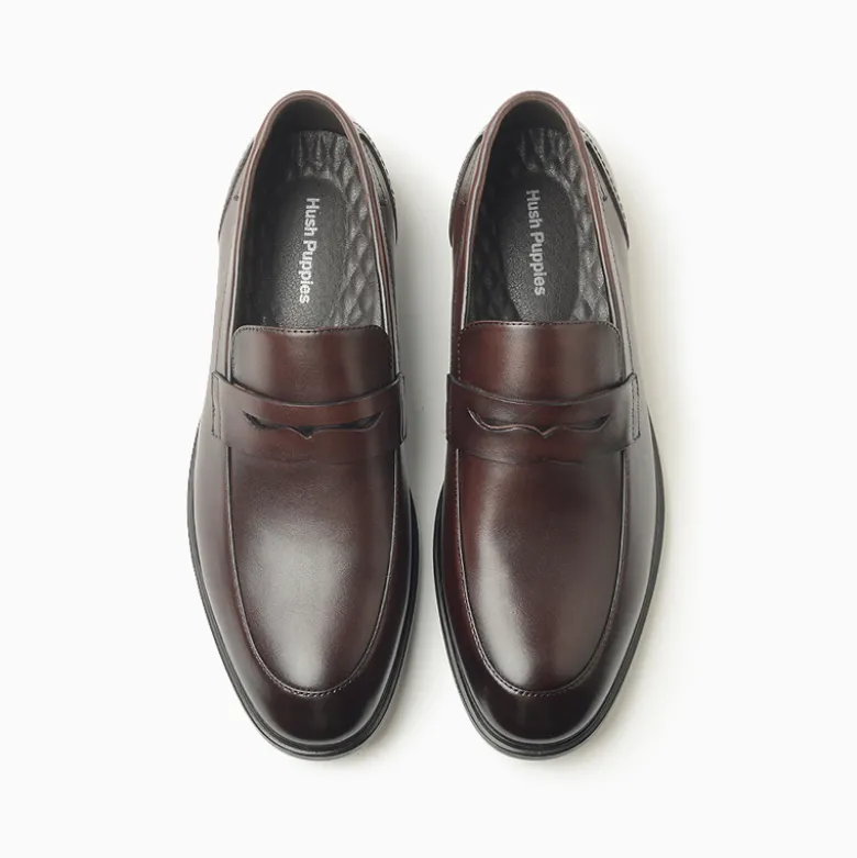 Vestir Hush Puppies Marrón Dobby