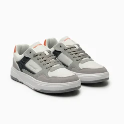 Zapatillas Hush Puppies Blanco con Gris Orion