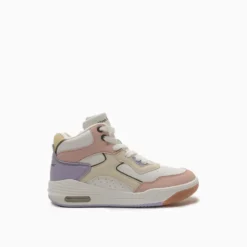 Zapatillas Hush Puppies Blanco con Rosa Magic High