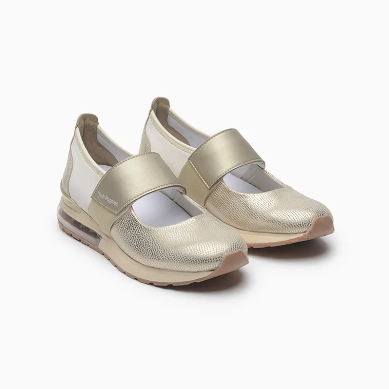 Zapatillas Hush Puppies Dorado Dilly