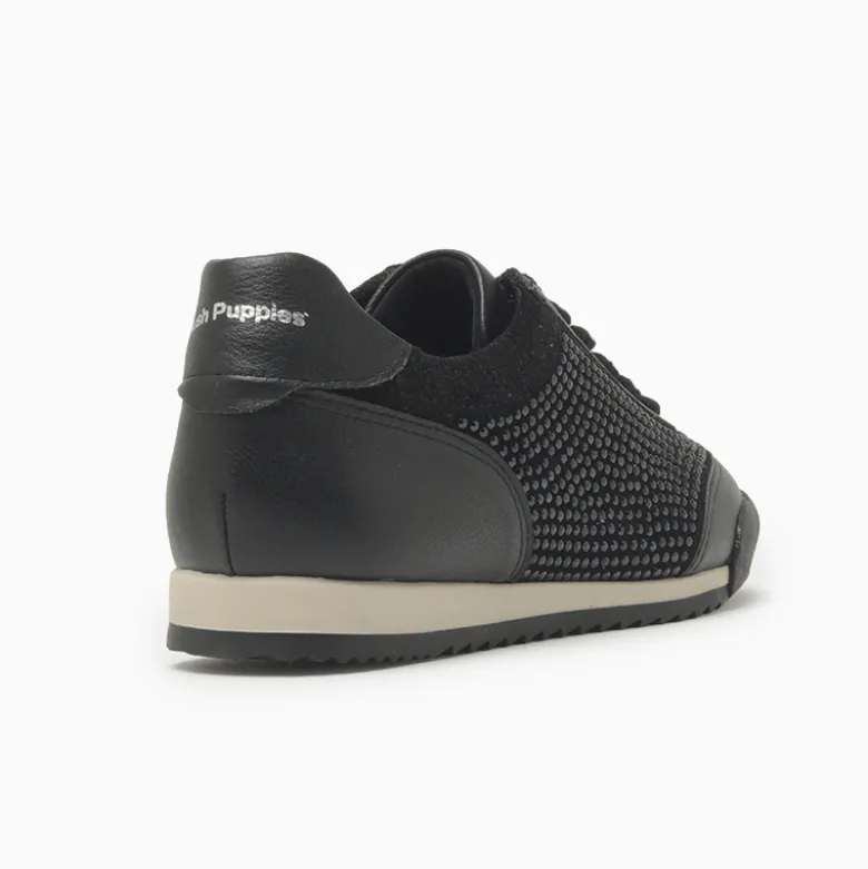 Zapatillas Hush Puppies Negro Sally