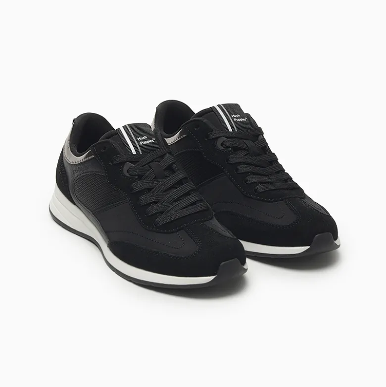Zapatillas Hush Puppies Negro Cairo