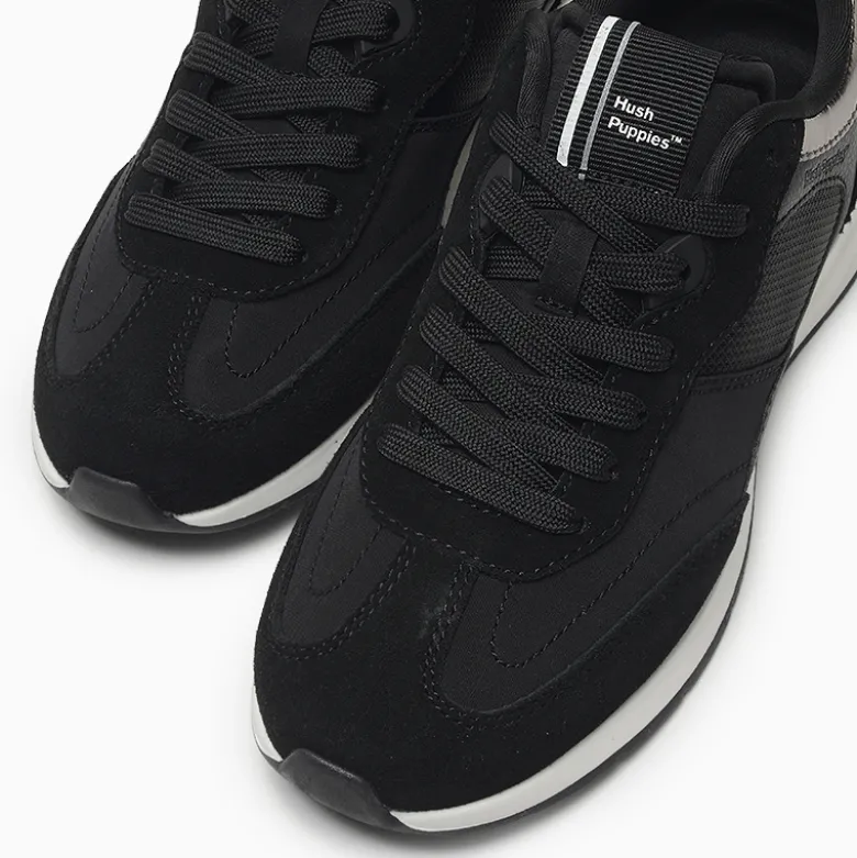Zapatillas Hush Puppies Negro Cairo