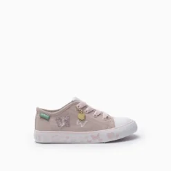 Zapatillas Kickers Rosa Canvas