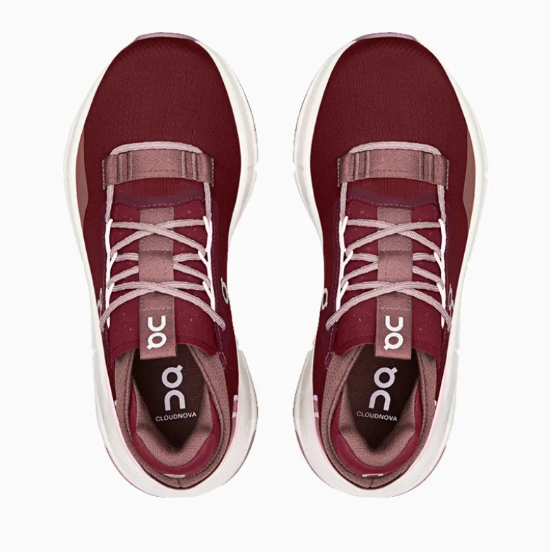 Zapatillas ON Rojo W Cloudnova 2