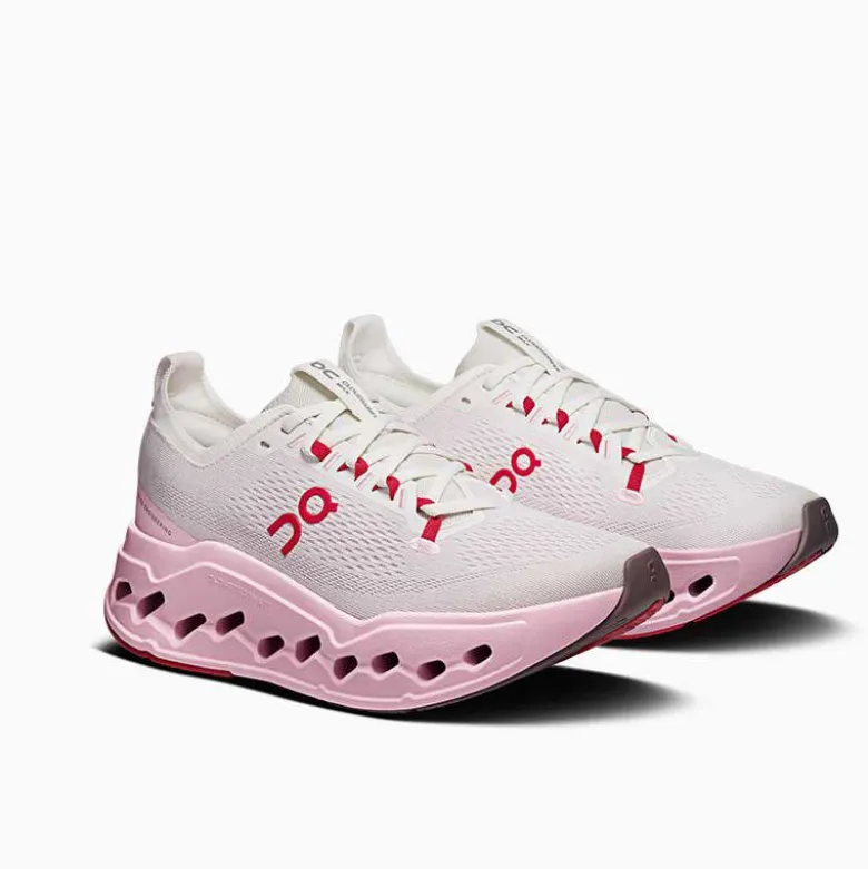 Zapatillas ON Rosa W Cloudsurfer Max