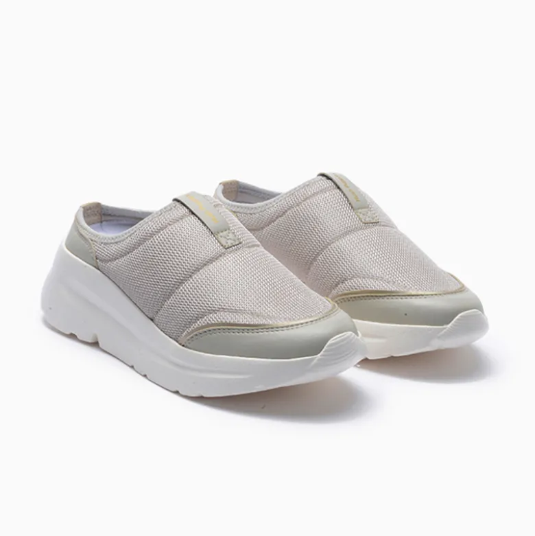 Zuecos Hush Puppies Beige New Buddy