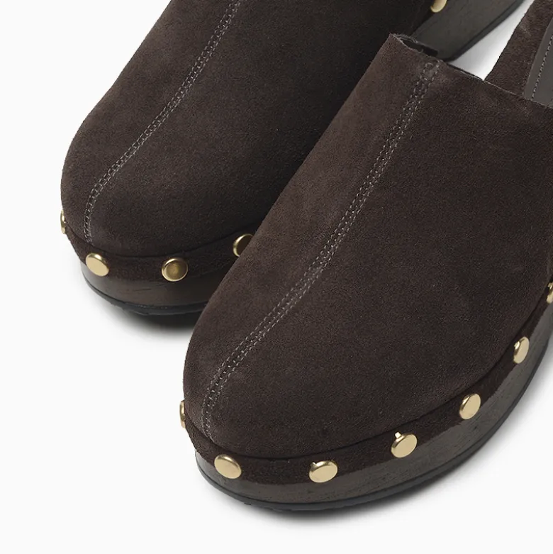 Zuecos Hush Puppies Marrón Nina
