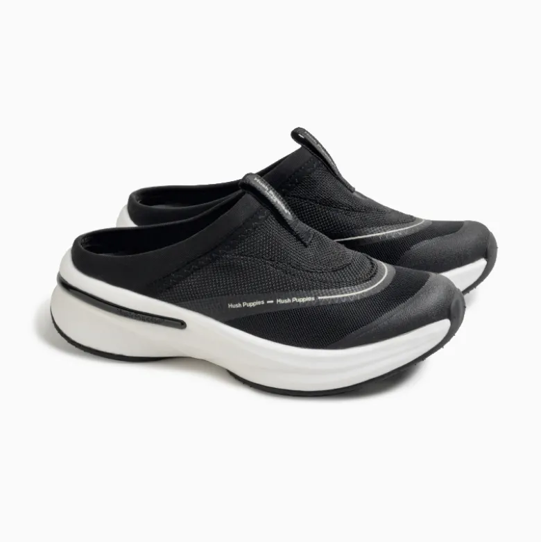 Zuecos Hush Puppies Negro Daliah
