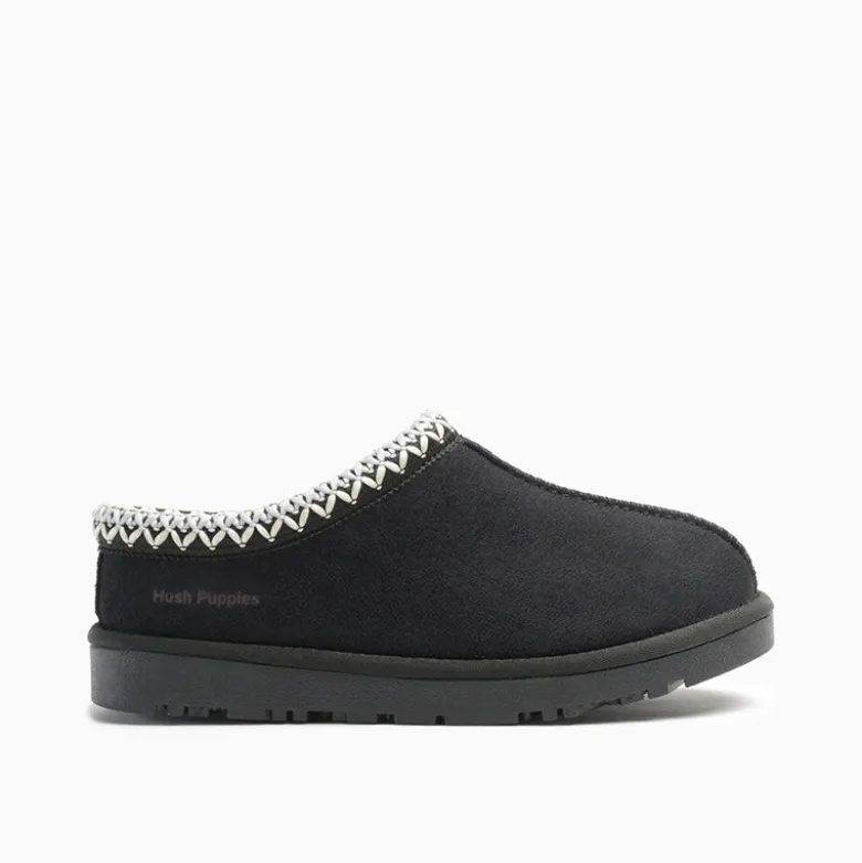 Zuecos Hush Puppies Negro Risk
