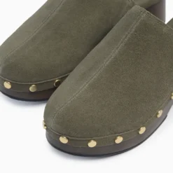 Zuecos Hush Puppies Verde Nina